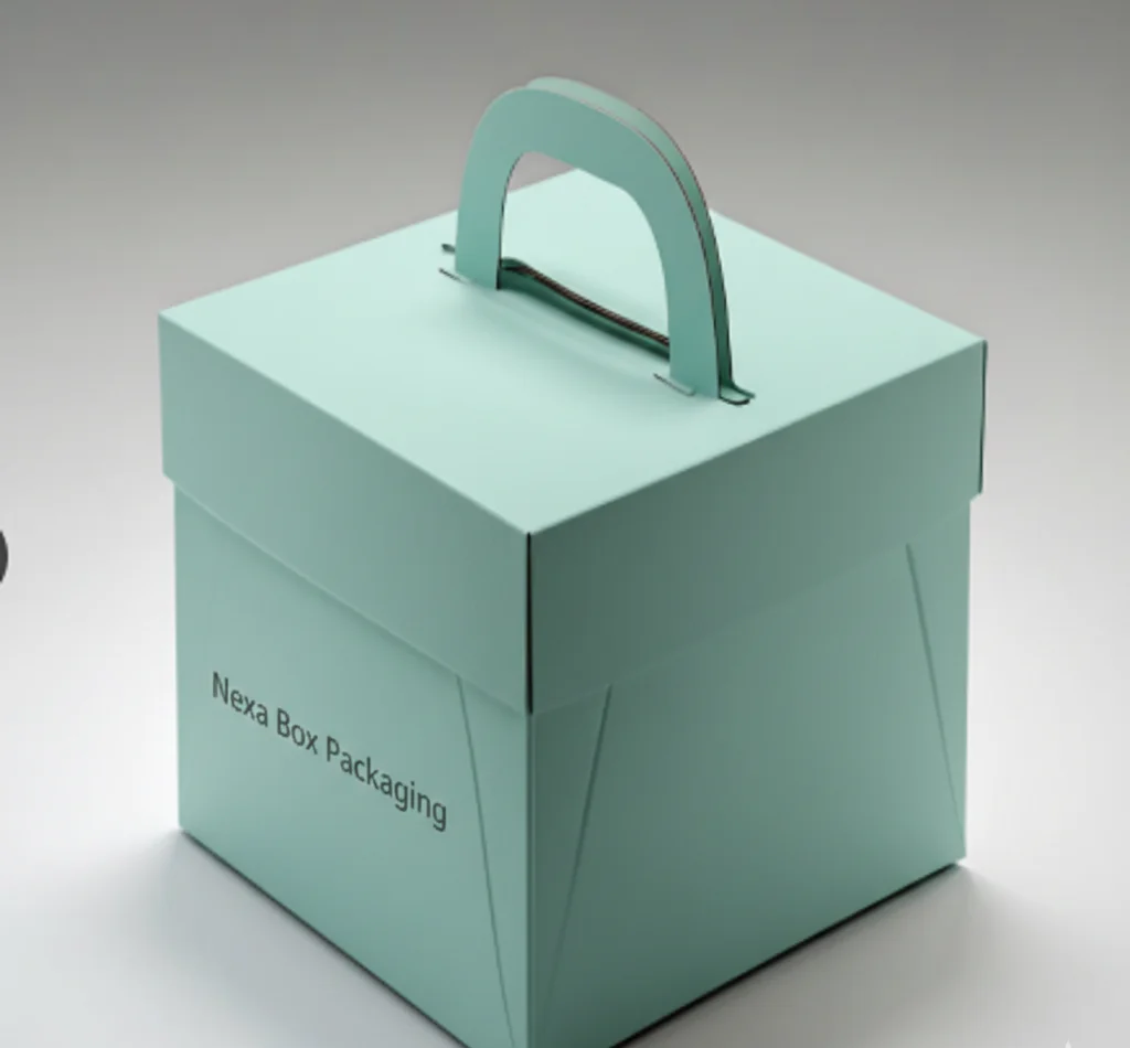 Custom Cake Boxes With Handle - Image 3
