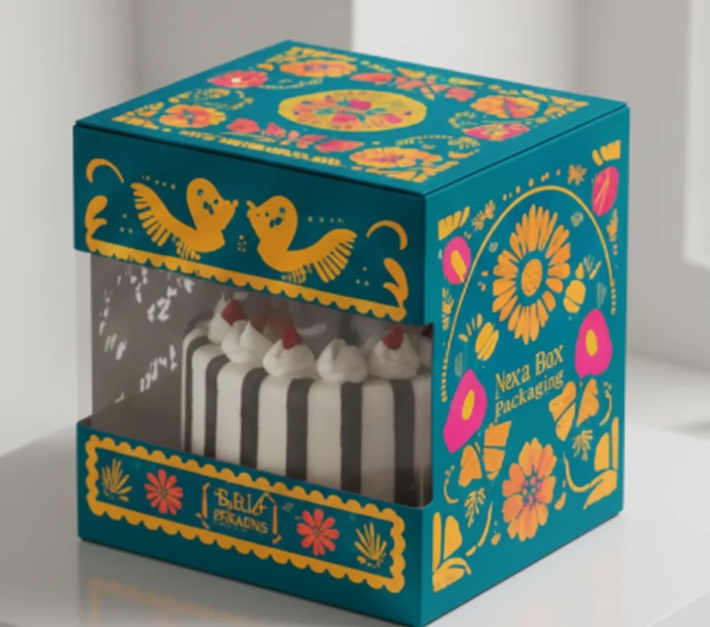 Custom Cake Boxes With Window - Image 1